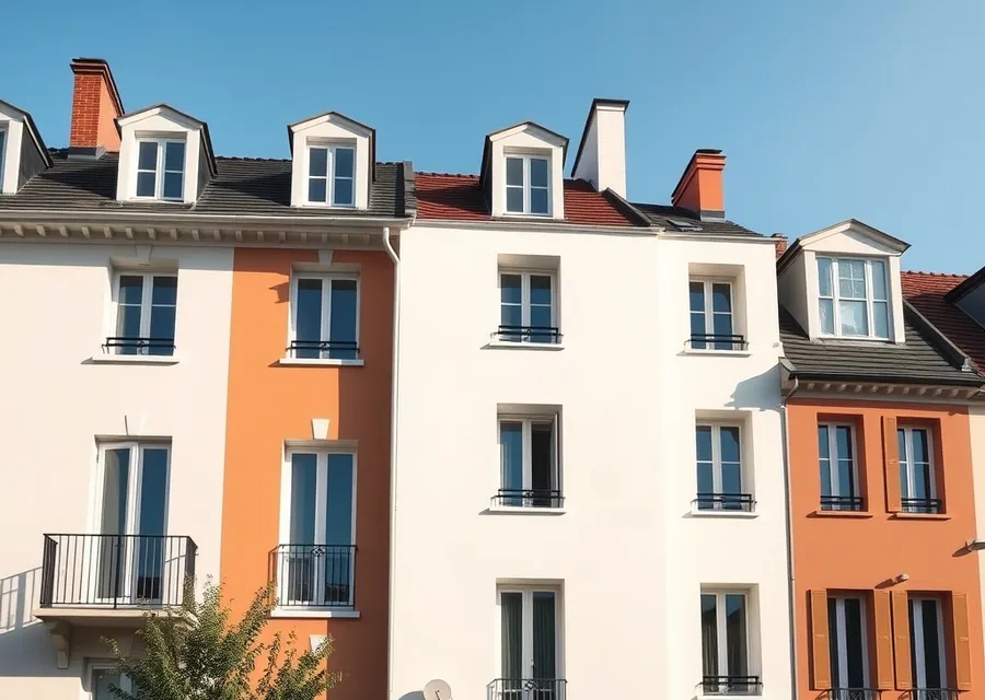 Façade rénovée par un artisan peintre à Toulouse